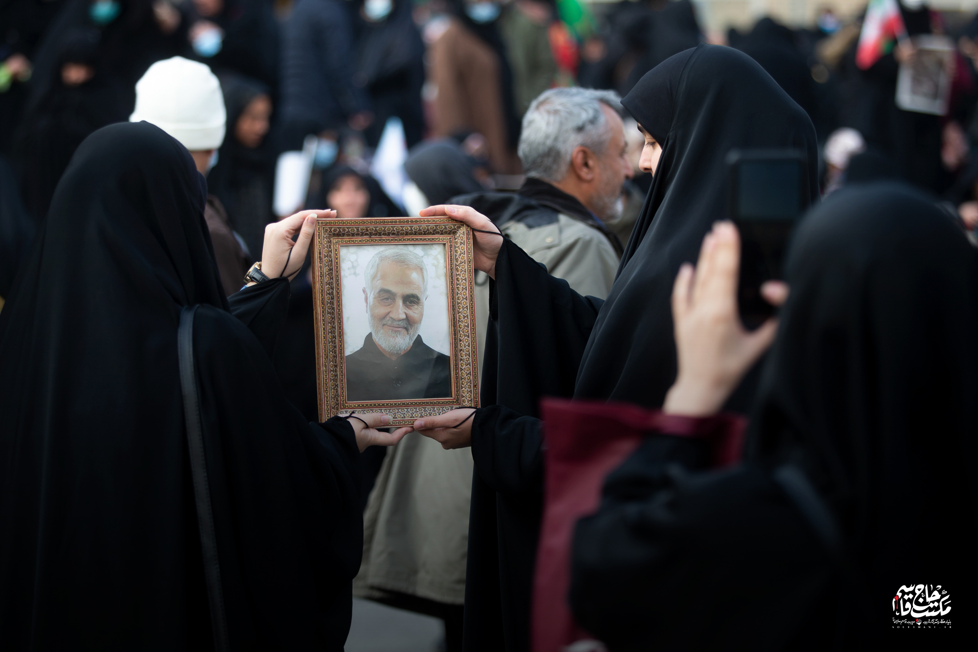 در حاشیه‌ مراسم سومین سالگرد شهادت سپهبد حاج قاسم سلیمانی