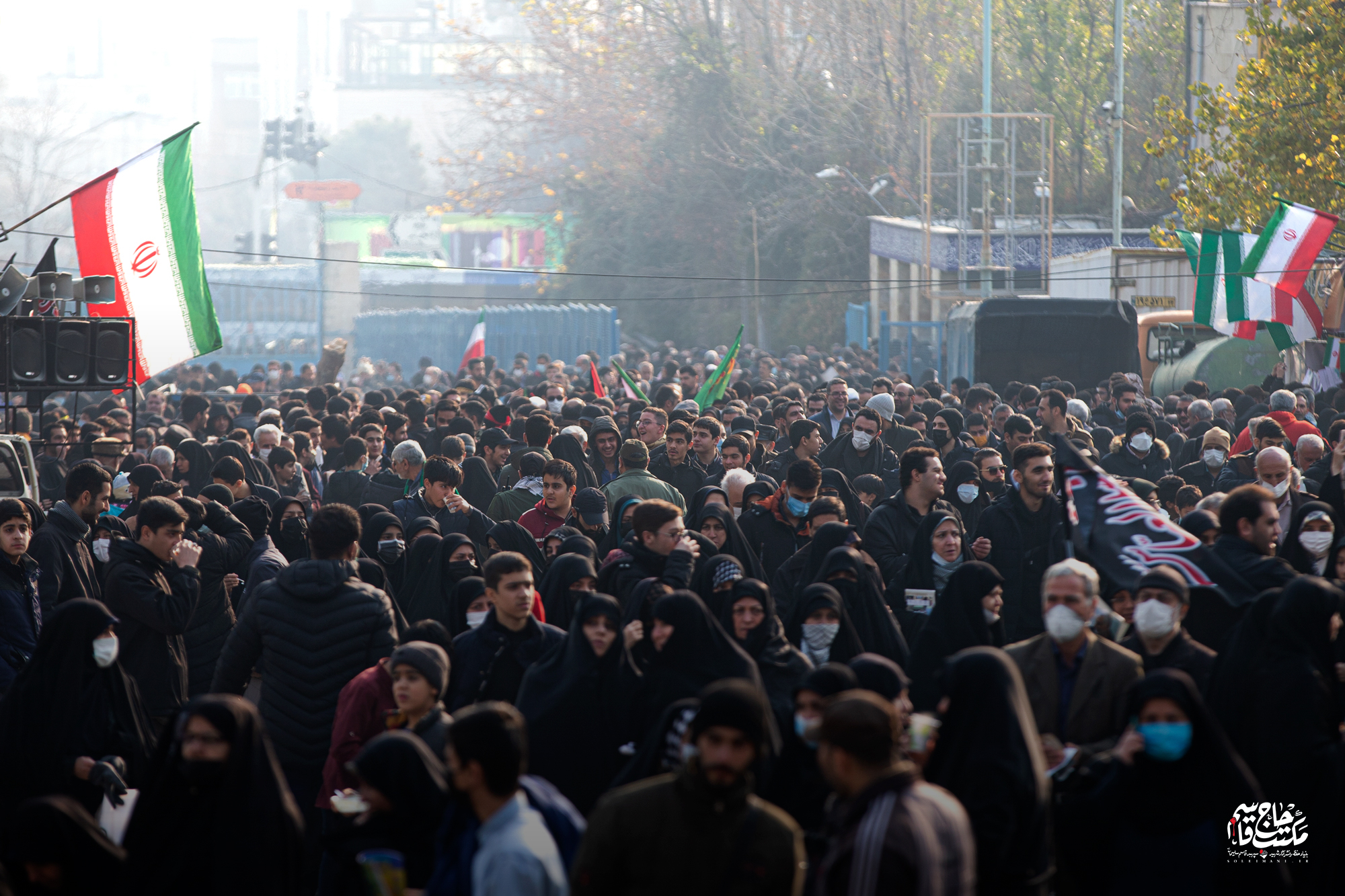 در حاشیه‌ مراسم سومین سالگرد شهادت سپهبد حاج قاسم سلیمانی