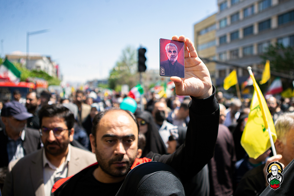 گزارش تصویری | حضور پرشور مردم تهران در راهپیمایی روز قدس(1)