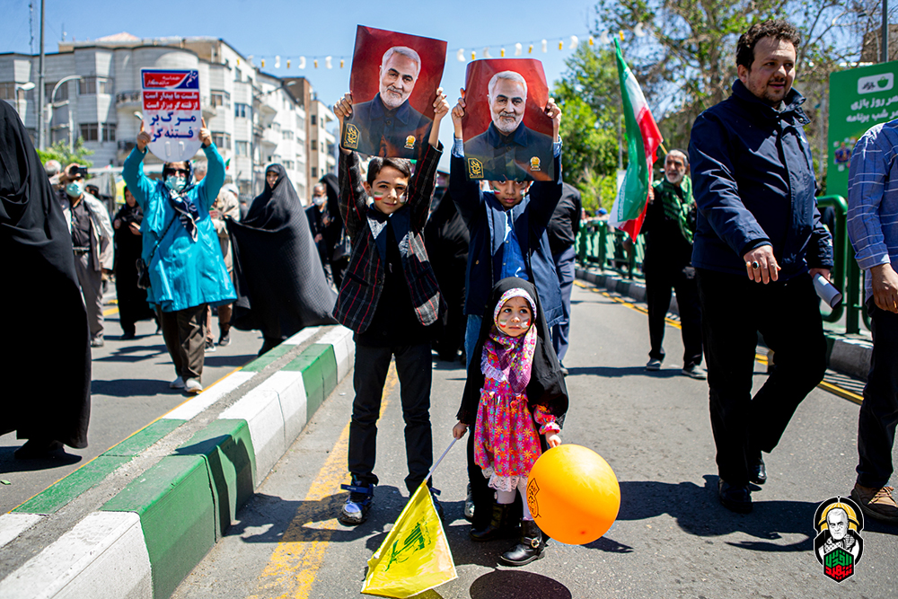 گزارش تصویری | حضور پرشور مردم تهران در راهپیمایی روز قدس(1)