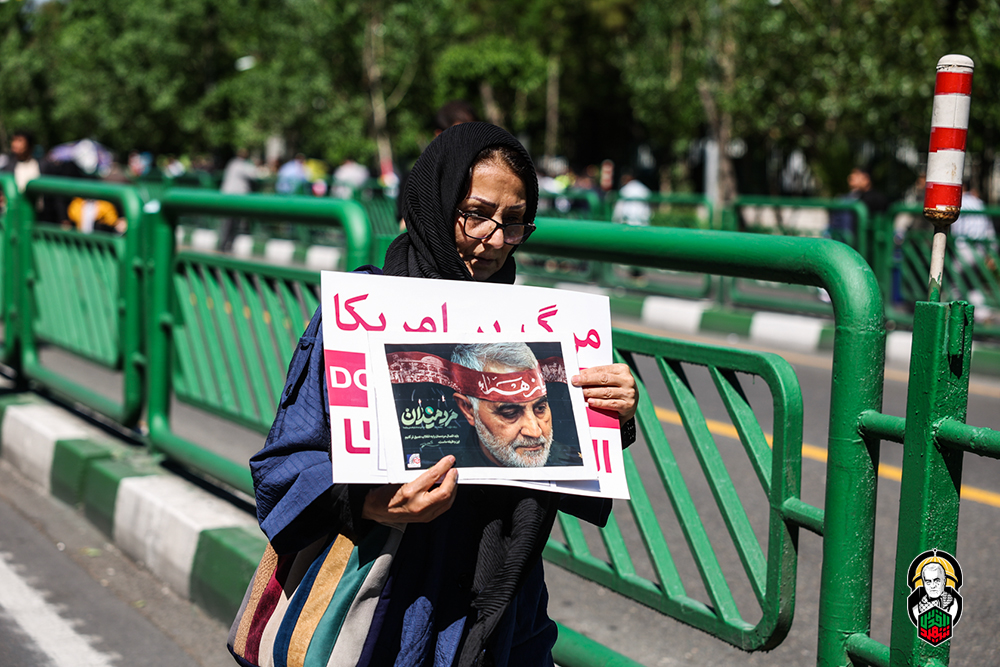 گزارش تصویری | حضور پرشور مردم تهران در راهپیمایی روز قدس(2)