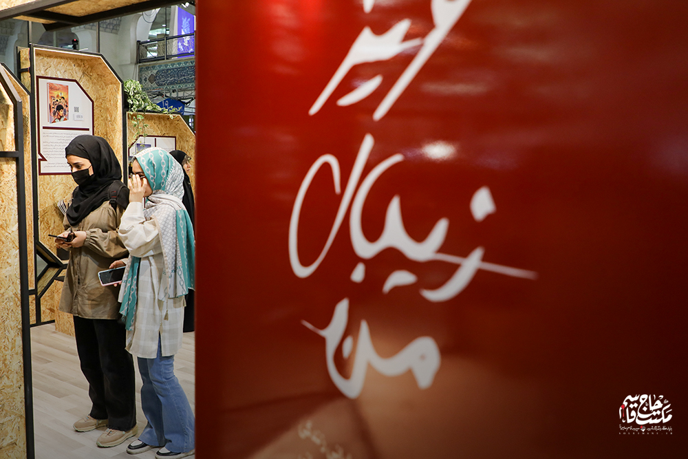 گزارش تصویری غرفه انتشارات مکتب حاج قاسم در ششمین روز نمایشگاه کتاب تهران (1)