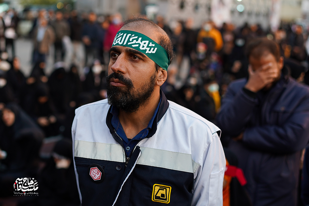 گزارش تصویری | آیین بدرقه شهدای مدافع حرم