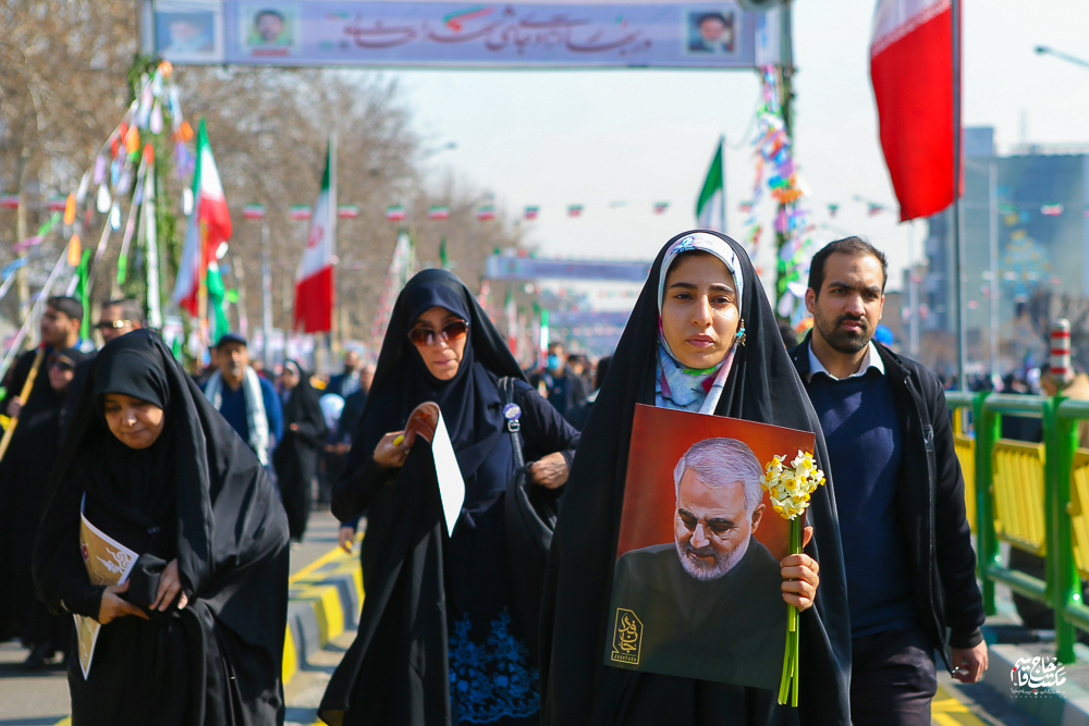 گزارش تصویری | راهپیمایی باشکوه مردم تهران در چهل‌و‌پنجمین سالگرد پیروزی انقلاب اسلامی