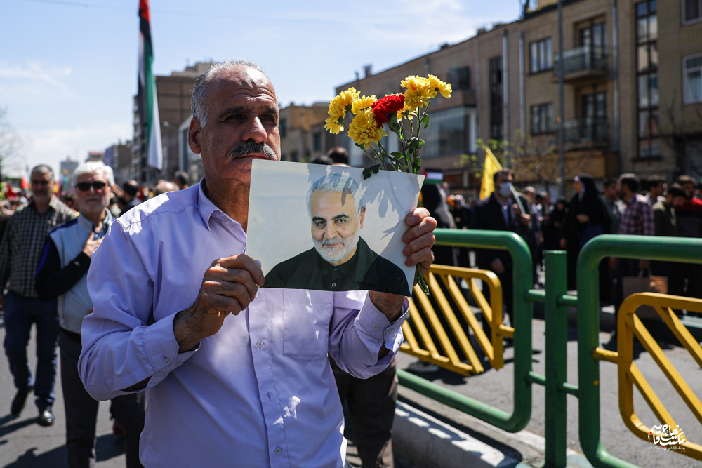 گزارش تصویری | راهپیمایی روز قدس در تهران (3)