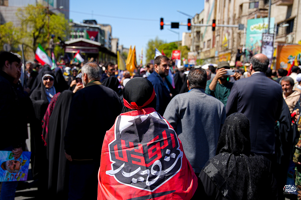 گزارش تصویری | راهپیمایی روز قدس در تهران (1)