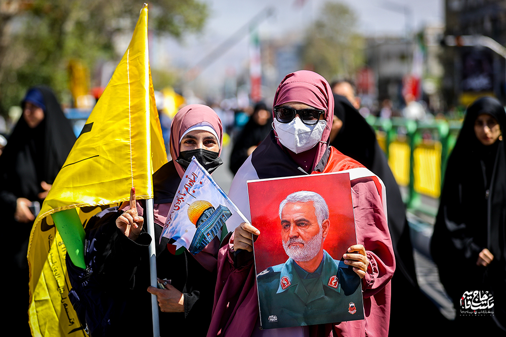 گزارش تصویری | راهپیمایی روز قدس در تهران (2)