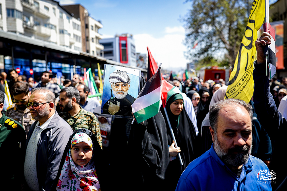 گزارش تصویری | راهپیمایی روز قدس در تهران (2)