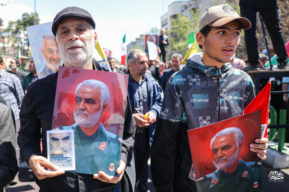 گزارش تصویری | راهپیمایی روز قدس در تهران (3)