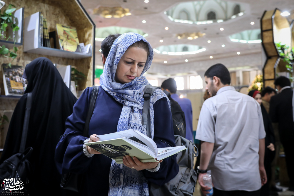 گزارش تصویری | غرفه مکتب حاج قاسم در ششمین روز سیوششمین نمایشگاه کتاب تهران(2)