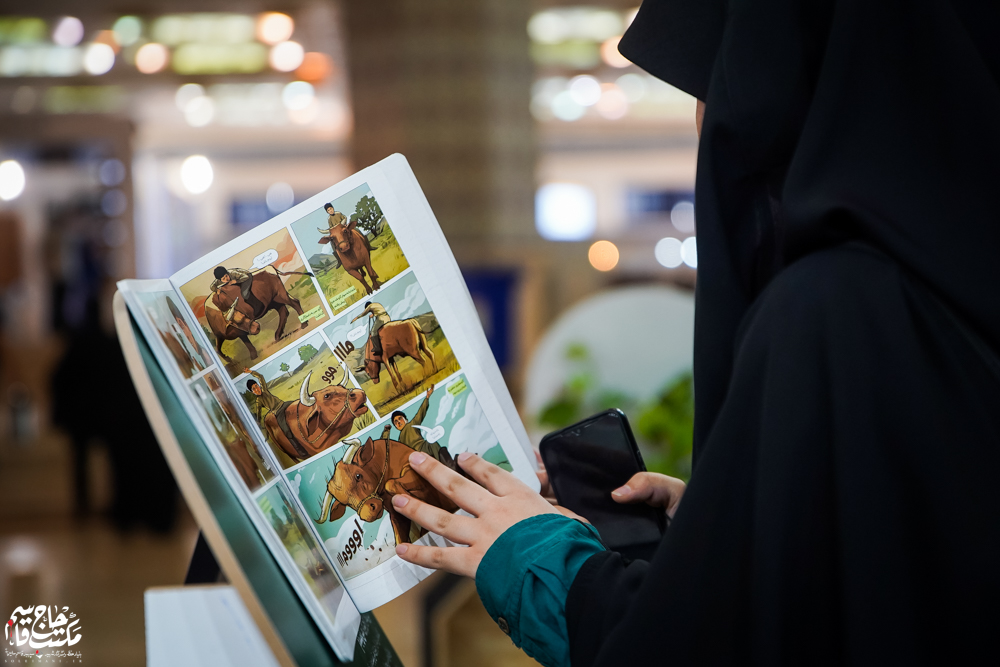 گزارش تصویری | غرفه مکتب حاج قاسم در ششمین روز سیوششمین نمایشگاه کتاب تهران(1)