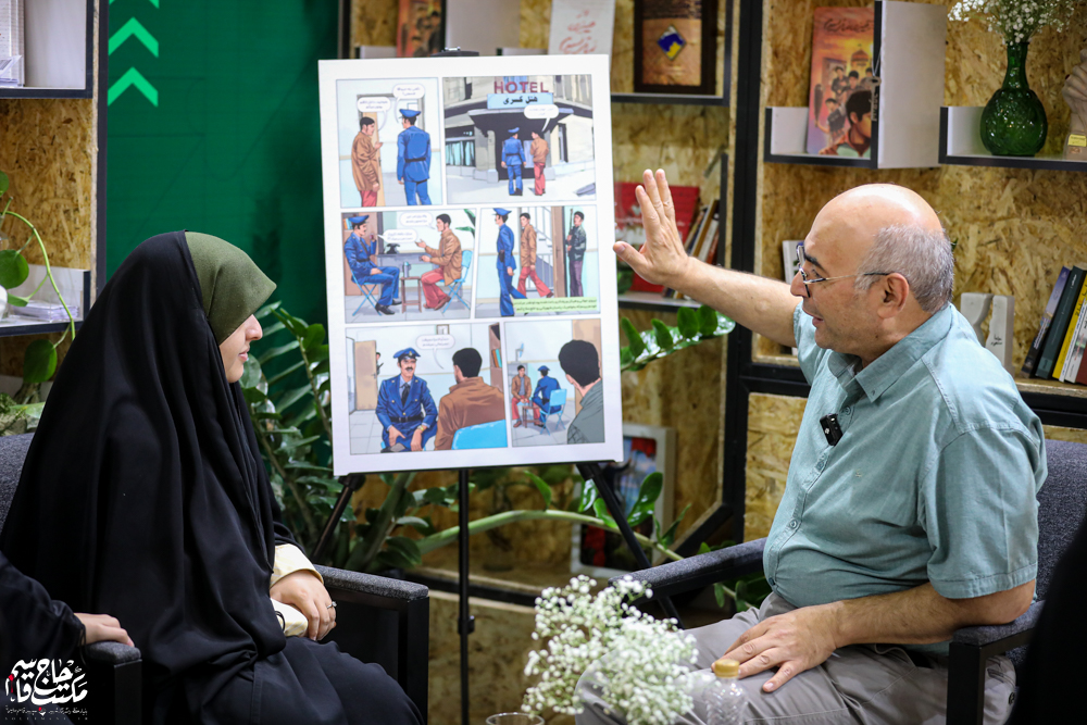 گزارش تصویری | غرفه مکتب حاج قاسم در چهارمین روز سیوششمین نمایشگاه کتاب تهران(2)