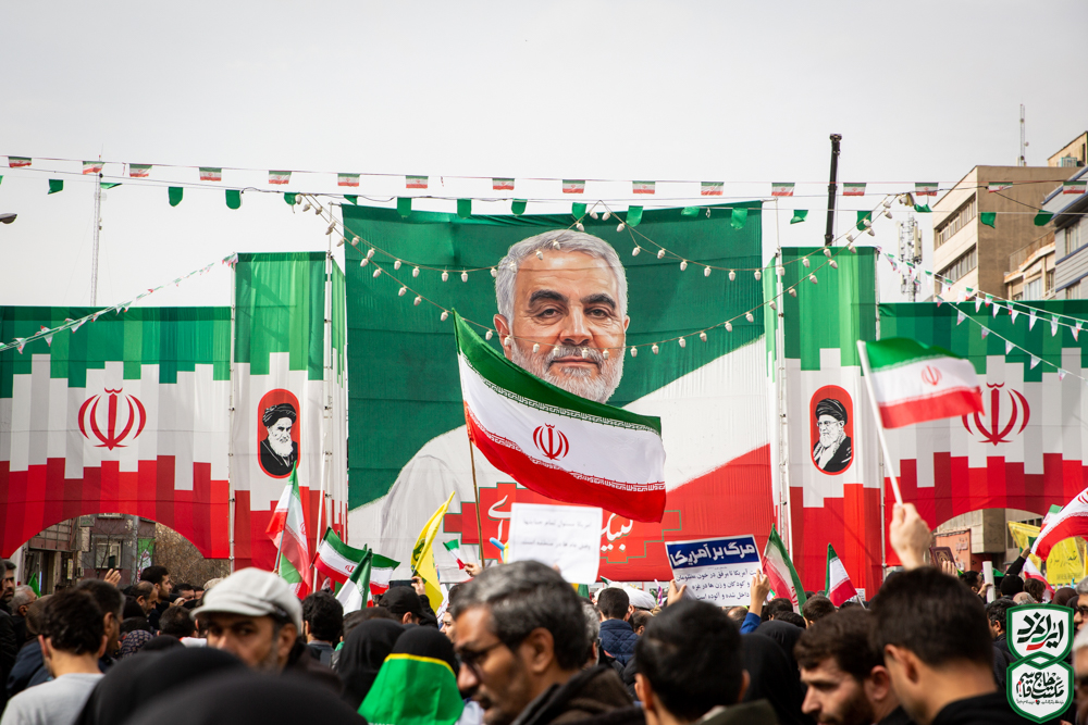 گزارش تصویری |  اجتماع مردمی «لشکر سلیمانی» در راهپیمایی ۲۲ بهمن