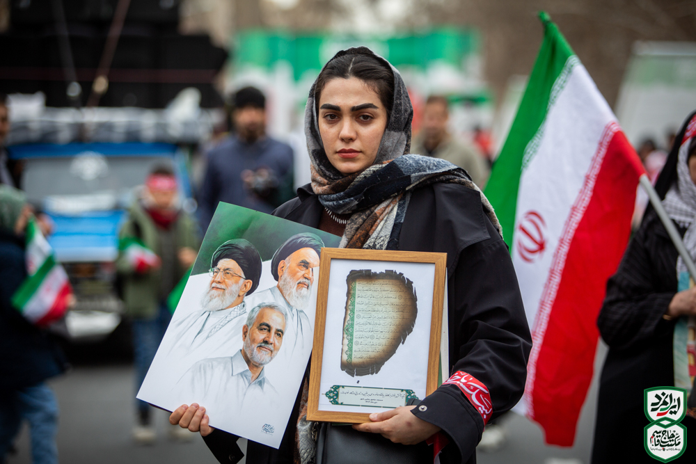 گزارش تصویری |  اجتماع مردمی «لشکر سلیمانی» در راهپیمایی ۲۲ بهمن