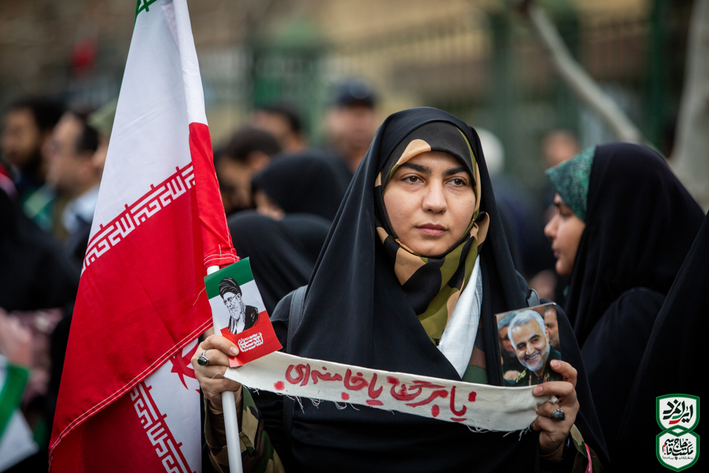 گزارش تصویری |  اجتماع مردمی «لشکر سلیمانی» در راهپیمایی ۲۲ بهمن