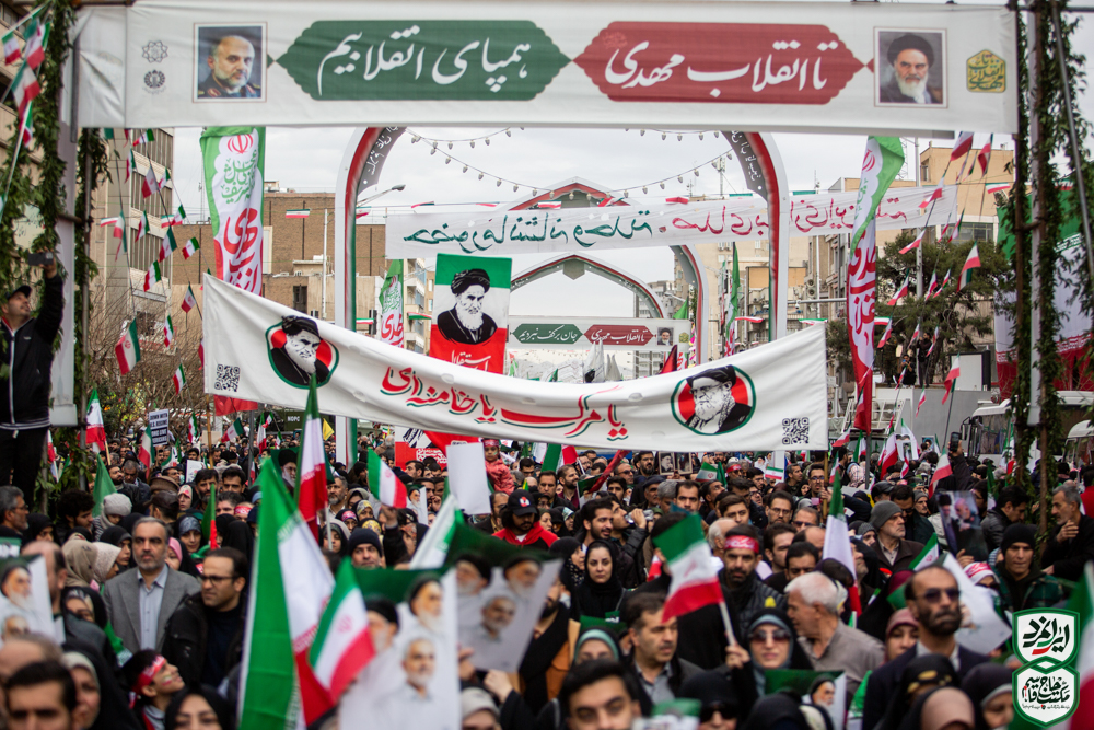 گزارش تصویری |  اجتماع مردمی «لشکر سلیمانی» در راهپیمایی ۲۲ بهمن (2)