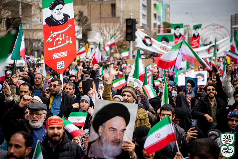 گزارش تصویری |  اجتماع مردمی «لشکر سلیمانی» در راهپیمایی ۲۲ بهمن