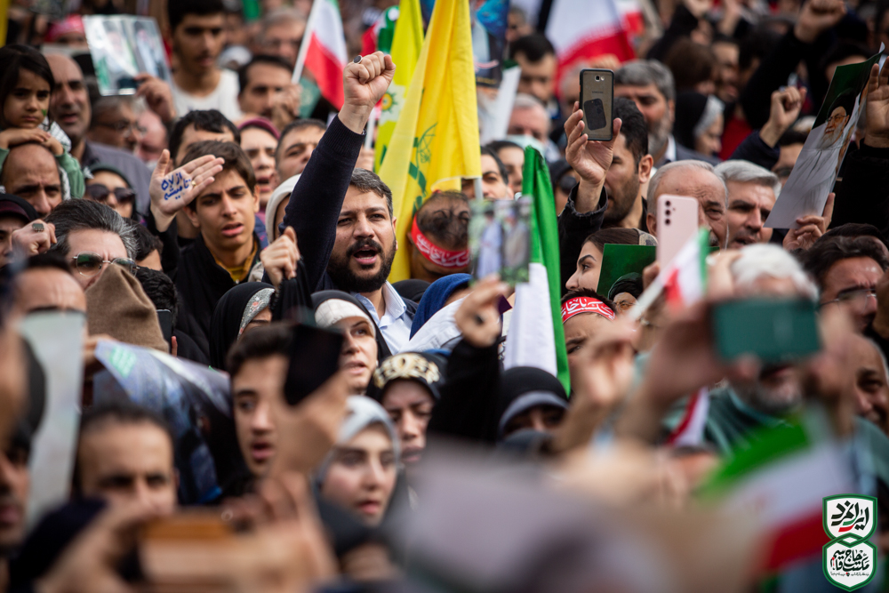گزارش تصویری |  اجتماع مردمی «لشکر سلیمانی» در راهپیمایی ۲۲ بهمن