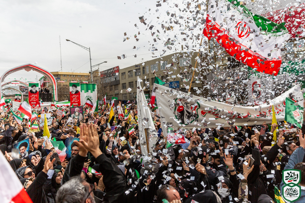 گزارش تصویری |  اجتماع مردمی «لشکر سلیمانی» در راهپیمایی ۲۲ بهمن