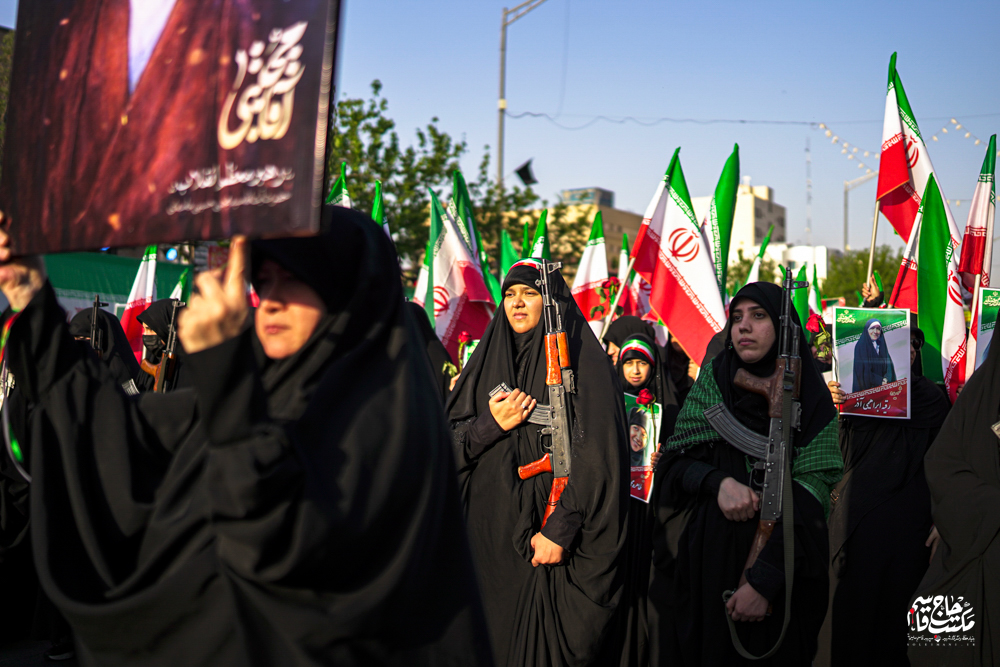 گزارش تصویری | اجتماع بزرگ «دختران جان‌فدای ایران»