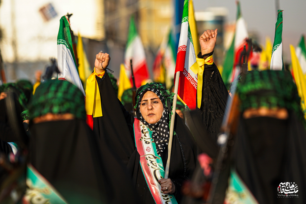 گزارش تصویری | اجتماع بزرگ «دختران جان‌فدای ایران»